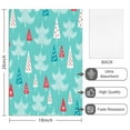 thumbnail image 2 of 6 Pcs Funny Kitchen Towels,Turquoise Christmas Tree Pattern Microfiber Dish Towels,Kitchen Tea Towels,Kitchen Towel Set (18" X 26"), 2 of 7