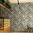 thumbnail image 5 of S4Sassy Animal Hexagon Print Wallpaper- Commercial Space Wall Covering, 25" x 360" Self-Adhesive Vinyl Wall Paper, Decorative Wallwrap, Easy DIY Walls Covering For Retail, Office Space- Gray, 5 of 8