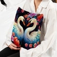 thumbnail image 6 of Swan Covers Set of 2 - Available in 16x16, 18x18, 20x20 Inches with Unique Patterns - for Home Decor, Throw Pillow Inserts, Pillow Inserts, Bed Pillow - Ideal for All Occasions!, 6 of 6