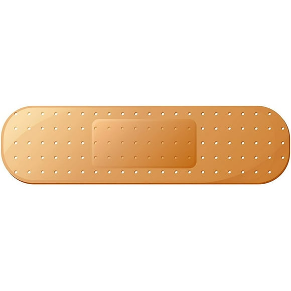 LLC Funny Ouch Band Aid Bumper Sticker - Set of 4