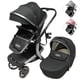 thumbnail image 1 of Carriola para Bebé Asiento Reversible Bambineto Acolchado Ruedas de Goma Plegable Cinturón de Seguridad - Ngero, 1 of 8