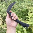thumbnail image 2 of Cuchillo de hoja fija, hoz para acampar y cazar al aire libre, hoja Stonwash, nailon de alta dureza + mango de fibra de vidrio con funda, 2 of 5