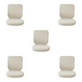 thumbnail image 3 of Guardoinrt Soft and Breathable Swivel Chair Cover Seating Experience White Backrest + Cushion Cover 5Set, 3 of 6
