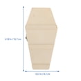 thumbnail image 2 of 1pc Halloween Present Box Hexagonal Coffin Wooden Box Candy Storage Box Diy Accessories, 2 of 8