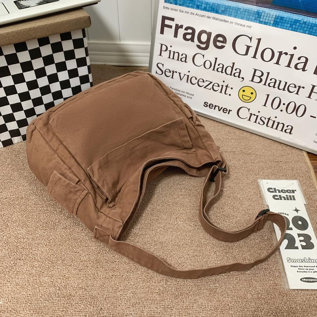 Messenger Bag Hobo Crossbody Bags for Women Canvas Bag Crossbody Tote Bag Shoulder Bag