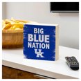thumbnail image 3 of Kentucky Wildcats 6" Square Fan Chant Wood Block Shelf Sign, 3 of 3