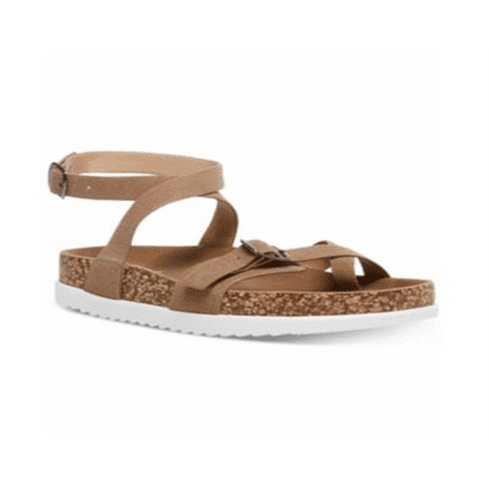 

Madden Girl Women s Garnett Strappy Footbed Sandals Brown Size 7.5 M