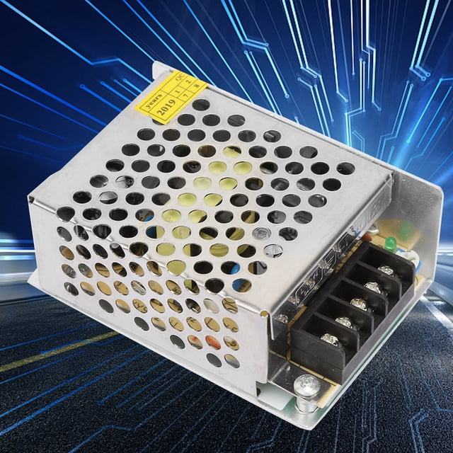 12V 2A A Mené l'Alimentation d'Énergie de Commutation, Alliage d'Aluminium, Fonction de Protection de Court-Circuit, Installation Facile, Largement Applicable pour les Lumières d'Affichage Menées, Équipement Industriel