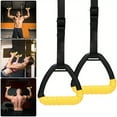 thumbnail image 3 of Chok Adult Fitness Gymnastic Rings Set - 78.74inch Adjustable Non-Slip PP Pull Up Exercise Handles for Home Gym Strength Training - Uncharged  No Battery Required, 3 of 6