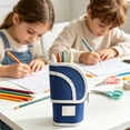 thumbnail image 7 of Clearance! Special Expandable Pencil - Case Large Pencil Pouch Multi-Functional Pen Stand, Unique for Middle High School,A, 7 of 7