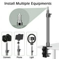 thumbnail image 5 of C Tripod Clamp Desk Mount Light Stand with 1/4In Ball Table Fixture Adjustable Camera Tabletop Bracket, 5 of 7