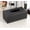 Black, variant on Leather Tissue Box Holder - Waterproof Rectangular Tissue Box Cover Vintage Napkin Paper Holder for Home,Office&Car Decor (Gold)