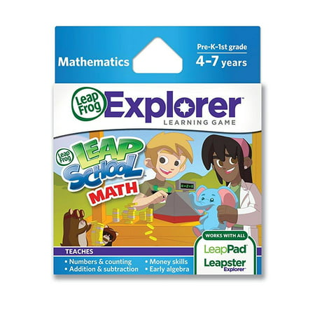 leapfrog leapschool math learning game (works with leappad tablets, leapstergs, and leapster (Best Leapster Explorer Games)