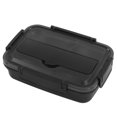 thumbnail image 2 of Lunch Box 4 Compartments 304 Stainless Steel Tableware Portable Lunch Containers for School Office Black, 2 of 5