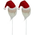 thumbnail image 5 of Northlight Set of 2 Plush Santa Claus Christmas Picks 18", 5 of 6