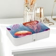 thumbnail image 6 of Jellyfish Portable PU Leather Organizer Box with Removable Compartment for Jewelry Display and Storage - Jewelry Boxes Included, 6 of 6
