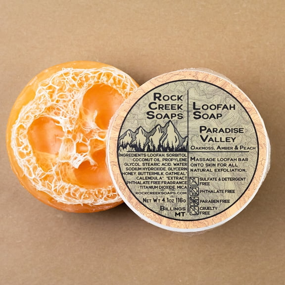 Rock Creek Soaps - Loofah Soap - Paradise Valley
