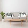 thumbnail image 4 of Ambesonne Tree Throw Pillow Cover 4 Pack, Bare Branches Silhouette Art, 24", Charcoal Grey White, 4 of 5