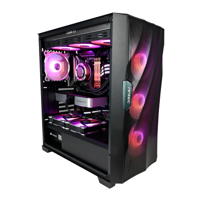 KLY Price Killer v3 - Gaming Desktop PC, AMD Ryzen 5 7600X 6-Core 4.7 GHz, RTX 4070 12GB GDDR6X, 32 GB DDR5 RAM 6000, RGB, 1 TB SSD, Windows 11 Home