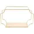 thumbnail image 1 of BESTYASH Estante De Hierro Y Madera Para Pared Con Decorativo En Color Dorado, 1 of 5