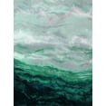 thumbnail image 2 of Dyer, Beverly 12x14 Gold Ornate Wood Framed with Double Matting Museum Art Print Titled - Green Waterfall I, 2 of 4