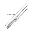 thumbnail image 3 of Stainless Steel Food Tongs, BBQ Meat Clip, Sausage Turning Pliers, for Grilling Kitchen Barbecue Cooking, 3 of 9
