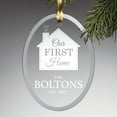 thumbnail image 2 of Personalized Our First Home Glass Ornament, 2 of 2