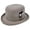 Gray, variant on Different Touch Men 100% Wool Felt Top Hats Victorian Style Mad Hatter Tall