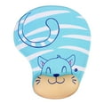 thumbnail image 3 of Naierhg Mouse Pad Cute Cartoon Silicone 3D Wrist Rest Mice Mat blue cat&, 3 of 8