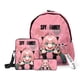 thumbnail image 4 of Spy play house anime school bag Bolso De Hombro Estuche Para Lápices Conjunto Bidimensional Que Rodea Dulce Estilo Japonés Mochila Linda De Tres Piezas Bolsa Escolar, 4 of 4