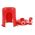 thumbnail image 2 of 2X Plastic Mini Hand Pressure Type Inverted Drinking Fountain Coke Bottle Pump to Water Drinking Water Dispenser, 2 of 7