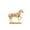 E(Gold), variant on Decorr Elegant Teal War Horse Statue, Resin Horse Sculpture with Gold & Red Accents, Traditional Equestrian Figurines for Living Room, Office, Home Decor, Symbol of Success, 12.6"