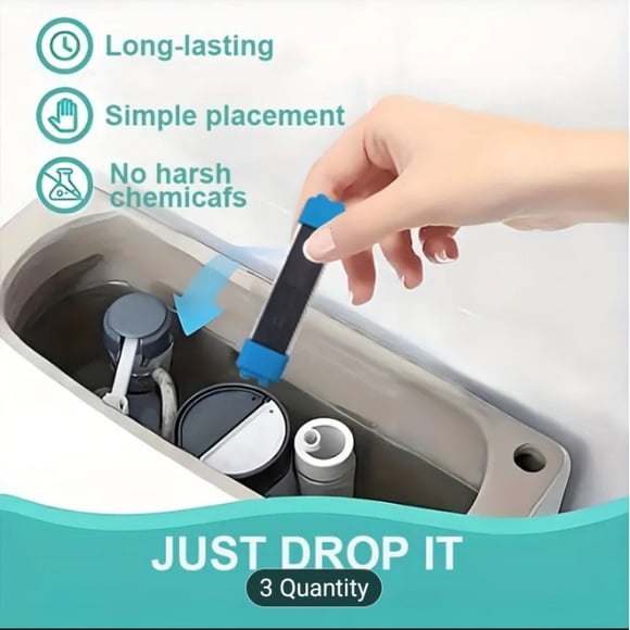 2/4/8pcs of Magnetic Toilet Bowl Cleaner - Non-Chemical Stain Remover, Perfect for Home, School, Hotel & Apartment Use