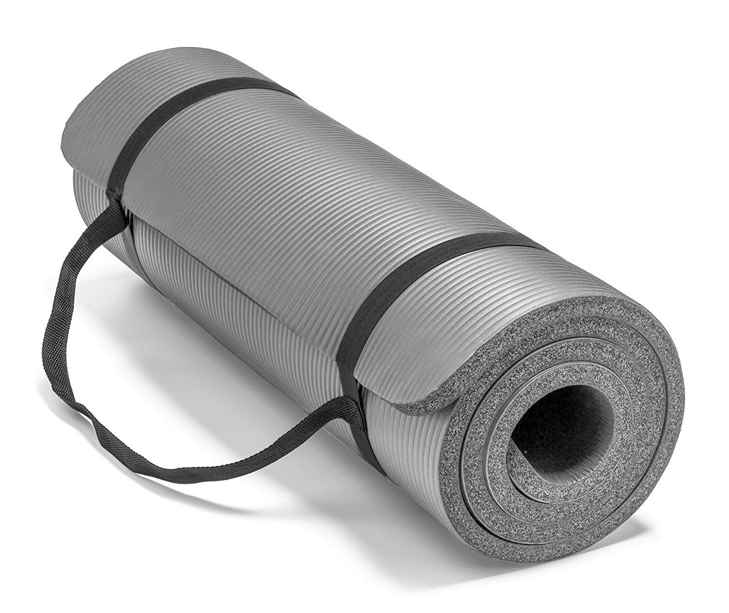 Bookishbunny Yoga Pilates Mat High Density NBR Thick Gym Exercise Mat 72" x 24"x 0.4"