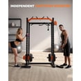 thumbnail image 4 of YUSAZENS Multi Box Carbon Steel Fly Squat Training Rack Heavy Duty Home Gym Full Body Strength Workout Equipment Orange Black, 4 of 7