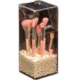 thumbnail image 1 of Soporte para brochas de maquillaje, soporte para lápiz de cejas transparente, soporte para cosméticos con perla falsa, 1 of 8