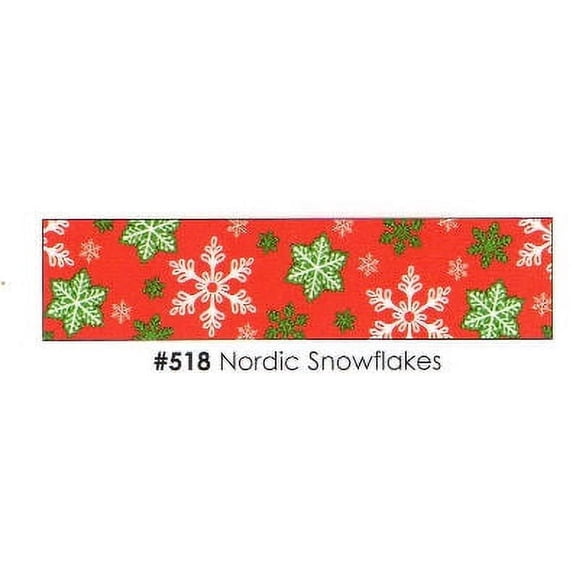 Nordic Snowflakes 3 Strip Edible Frosting Photo Cake Border Decoration