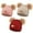 Red, Khaki, Pink, variant on Kids Winter Pompom Hat Knitted Ski Beanie Hat Double Pom Beanie Cap for Girls Boys, for 1-3 Years Old