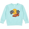 thumbnail image 2 of Inktastic Number Three Race Car Toddler Sweatshirt, 2 of 4