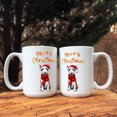 thumbnail image 3 of Merry Christmas Bull Terrier Enjoys Woofmas Winter Xmas Holiday Mug Bully Dog Lovers Gifts Idea Coffee Tea Cup - 02022, 3 of 4