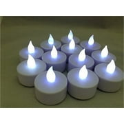 Flickering Tea Lights White 6 Pack