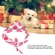 thumbnail image 3 of Bienvenido Mascota Perro Cachorro Bufanda Collar Babero Vendaje Pañuelo Bandana Nochebuena Manzana (L), 3 of 8