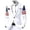White, variant on Men's Casual Blazer One Button Lightweight Sport Coats Slim Fit Suit Jacket with Pockets Plus Size Business Blazer