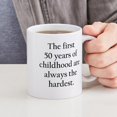 thumbnail image 4 of CafePress - The First 50 Years Of Childhood Mugs - 11 oz Ceramic Mug - Novelty Coffee Tea Cup, 4 of 4