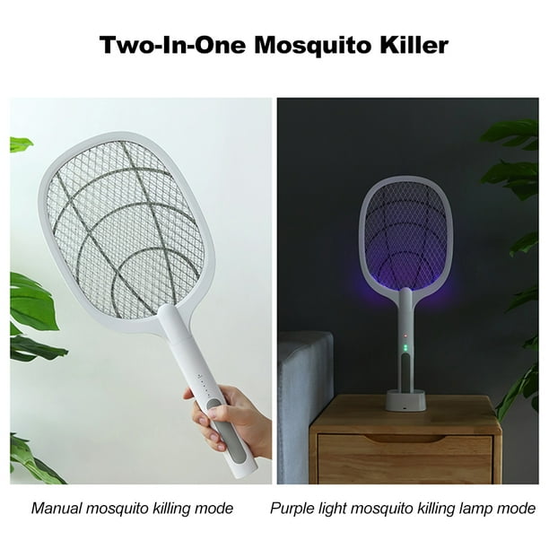 Raquette de moustique électrique LED USB
