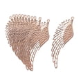 thumbnail image 3 of 36 Piezas de Colgantes de Ala Accesorio Colgantes de Aleación, Fabricación de Metal Plateado Tibetano Macarena Encantos antiguos del ala del ángel, 3 of 8