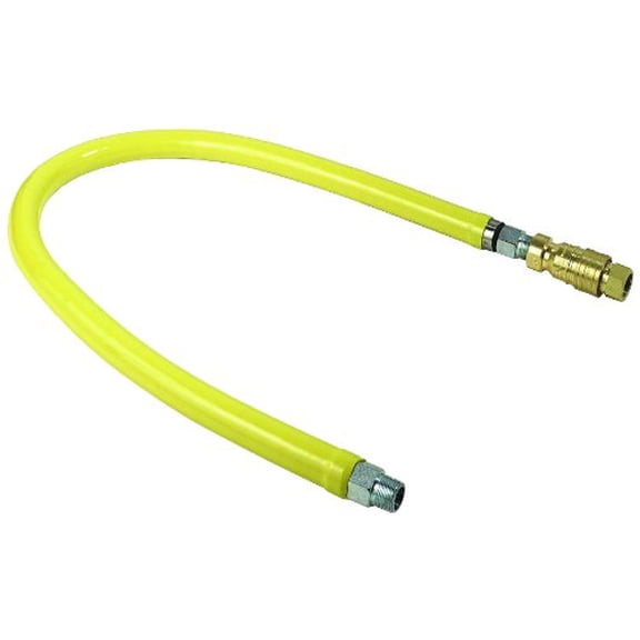 T&S Brass HG-4D-36 Gas Hose with Quick Disconnect, 3/4-Inch Npt and 36-Inch Long