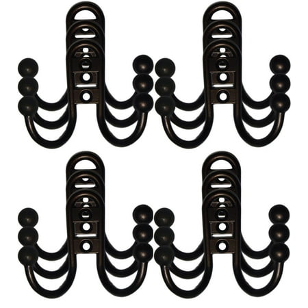 

Double Coat & Robe Hook Hoops Bronze (12 Hooks)