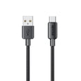 thumbnail image 1 of Cable Tipo C 1m Usb Tejido Tpe Carga Rápida Wekome WDC-03A Color Negro, 1 of 6