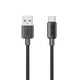 thumbnail image 1 of Cable Tipo C 1m Usb Tejido Tpe Carga Rápida Wekome WDC-03A Color Negro, 1 of 6